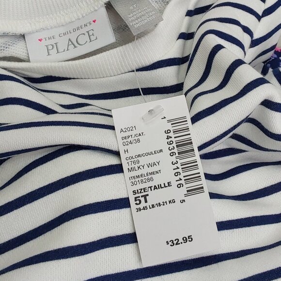 'THE CHILDREN'S PLACE' 'BOUQUETS & BUTTERFLIES' LONG-SLEEVE TOP & LEGGINGS SET - Picture 6 of 13